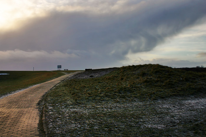 Aufziehende Schneewolken