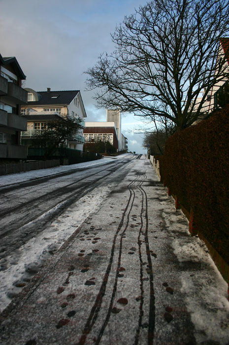 Westingstra&szlig;e im Winter