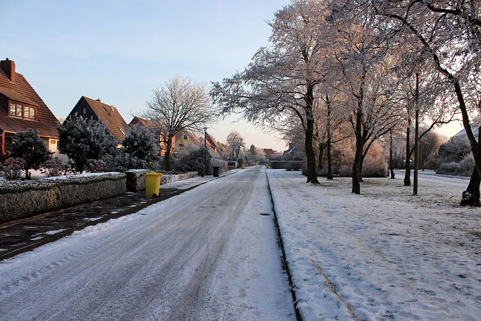 Schnee und Reif im Dorfgroden