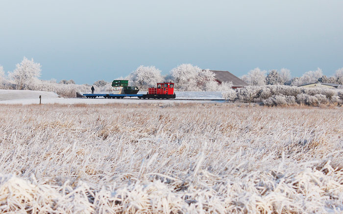 Müllzug der Inselbahn