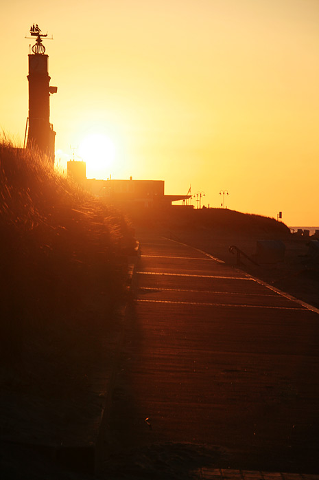 Abendstimmung am Hauptstrand