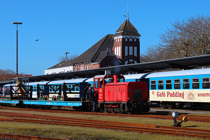 Rangierarbeiten am Bahnhof