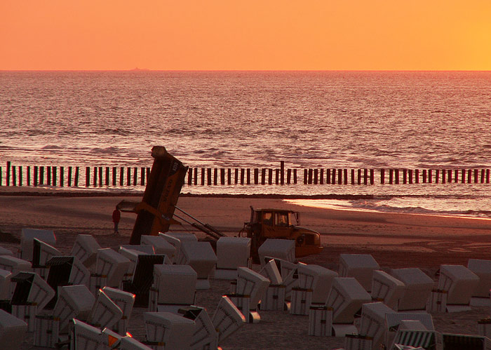 Entladung des Dumpers