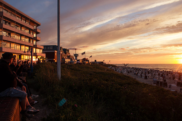 Abendstimmung an der Promenade