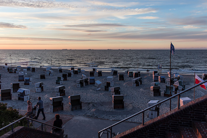 Abends am Hauptstrand