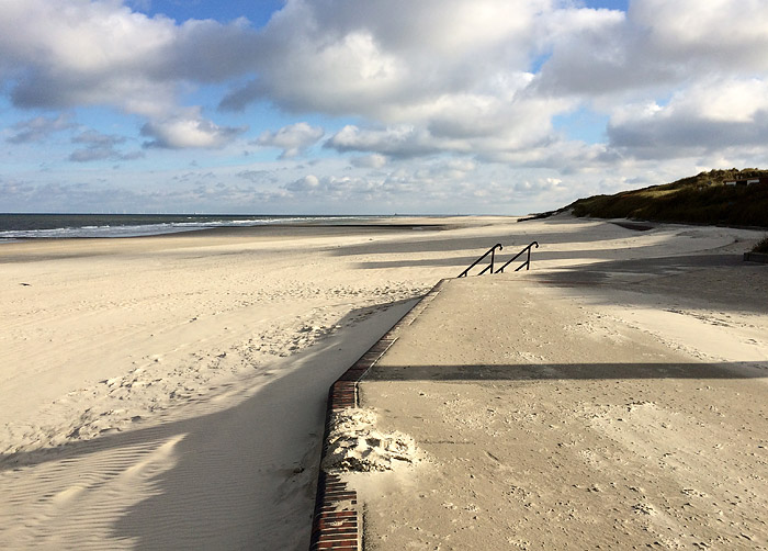 Herbstlicher Hauptstrand