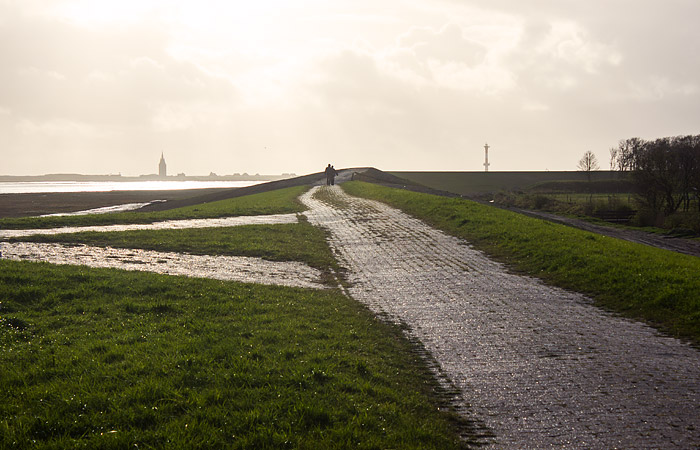 Dorfgrodendeich vor der Erh&ouml;hung