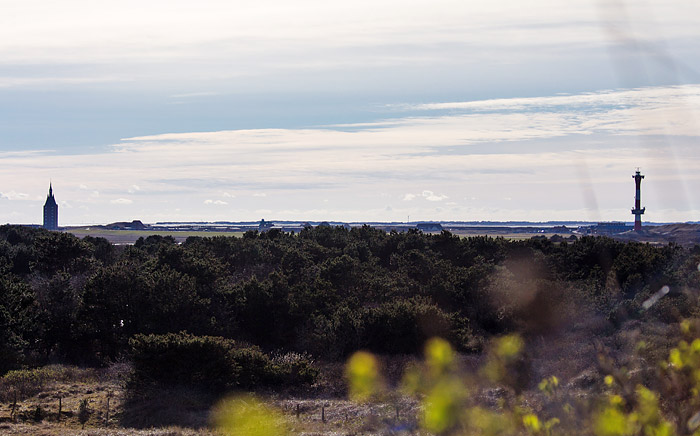 Blick aus den D&uuml;nen nach Westen
