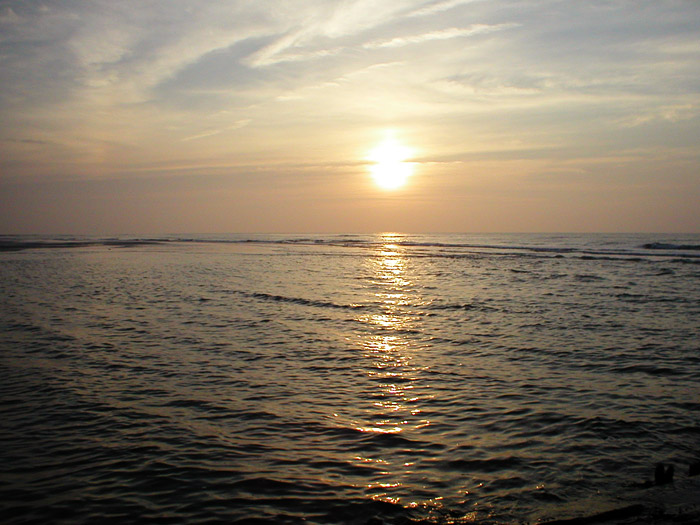 Maritimer Sonnenuntergang