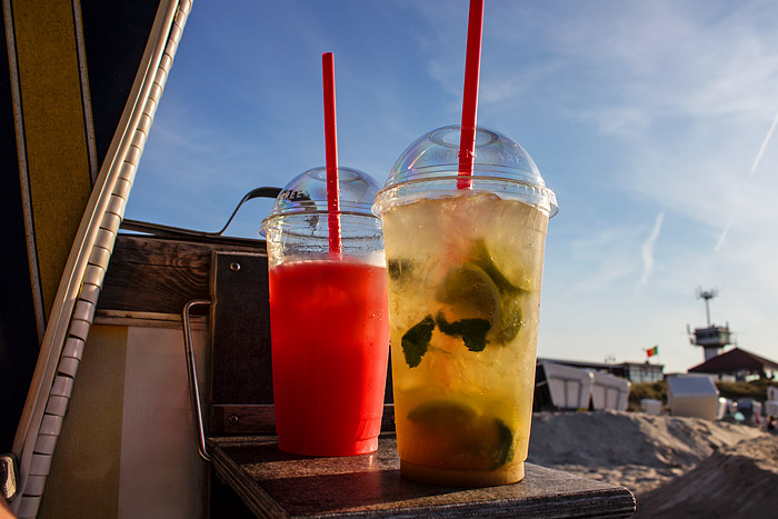 Cocktail-Abend im Strandkorb