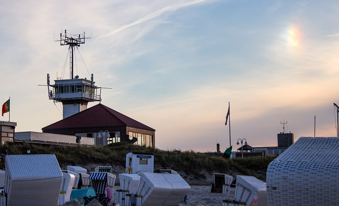 Nebensonne über dem Westfeld