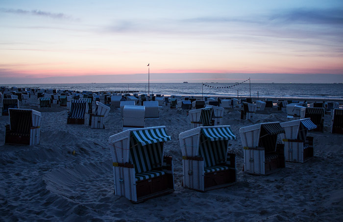 Strand zur D&auml;mmerstunde