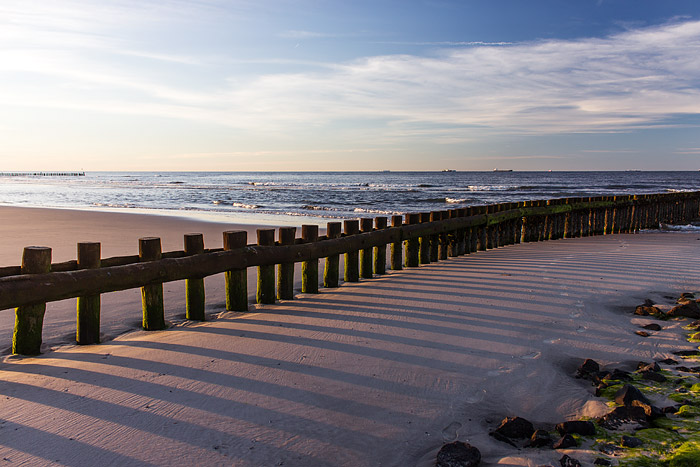Pfahlbuhne am Hauptstrand