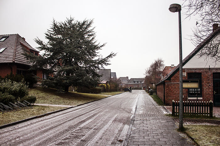 Rösingstraße im Winter