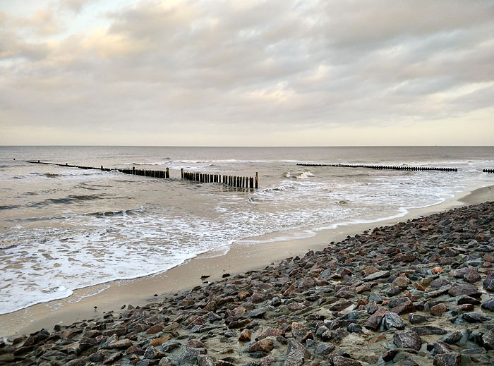 Pfahlbuhnen bei Buhne L
