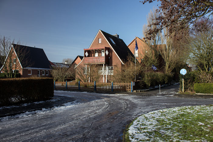 Stra&szlig;enkreuzung im Dorfgroden