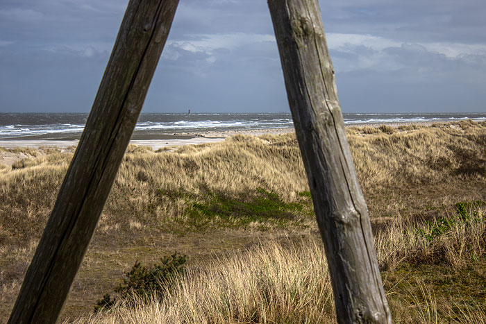 Ostdünen von der Aussichtsplattform betrachtet