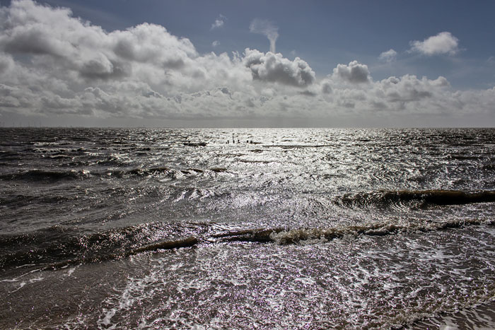 Wattenmeer im Gegenlicht