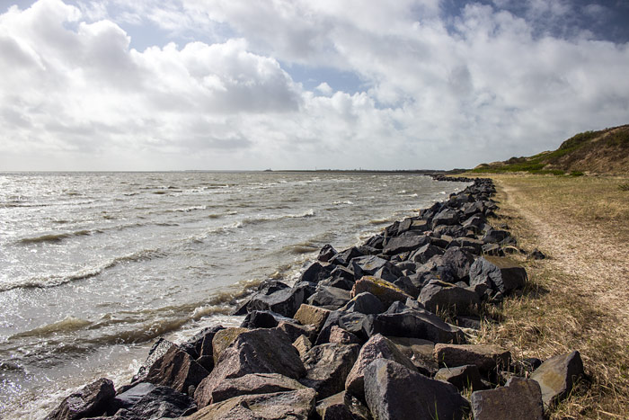 Steindamm an den Ostd&uuml;nen