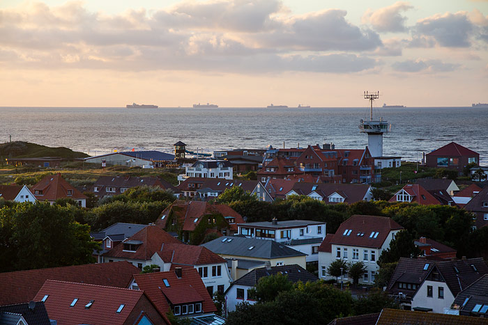 Signalstation vom Leuchtturm aus gesehen