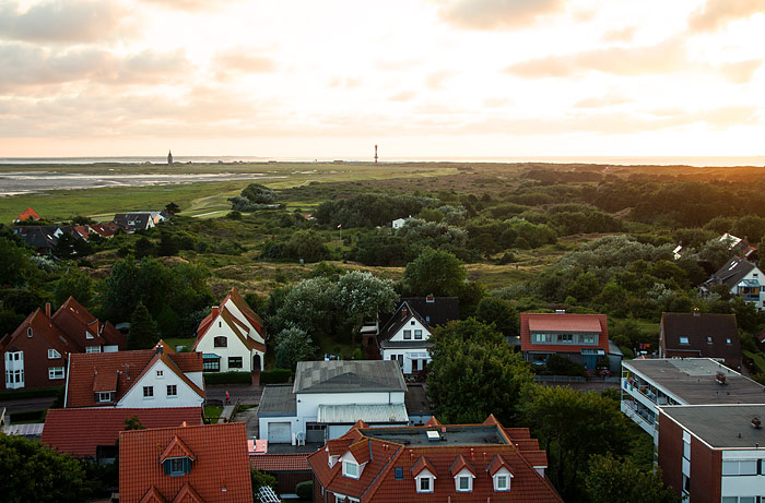 Leuchtturm-Blick auf die Osterdünen