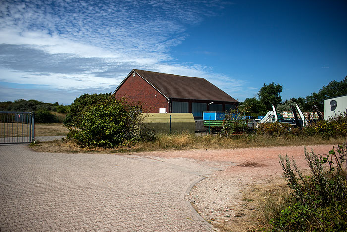 Abfallumschlagstation am Deich