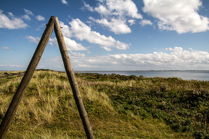Ostd&uuml;nen mit A-Mast
