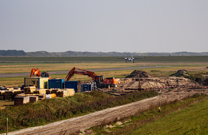 Linienflugzeug im Landeanflug