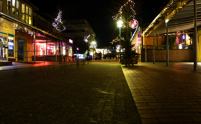 Zedeliusstra&szlig;e bei Nacht