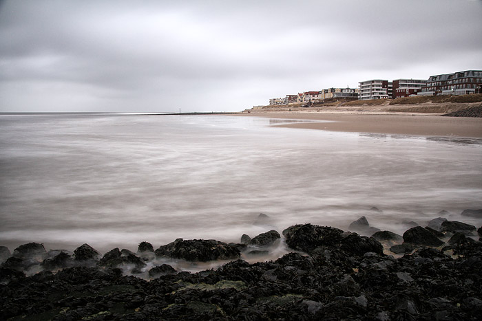 Hauptstrand von Westen her gesehen