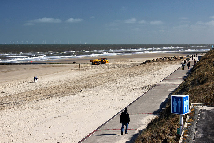 Dumper am Hauptstrand