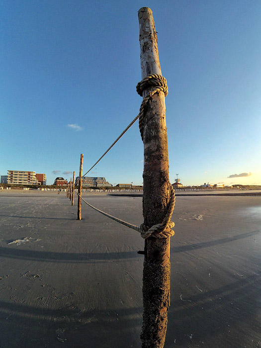 Am Ende des Badefeldes