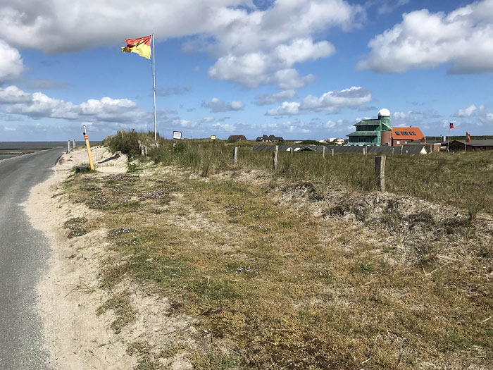 Unterwegs auf dem Deckwerk