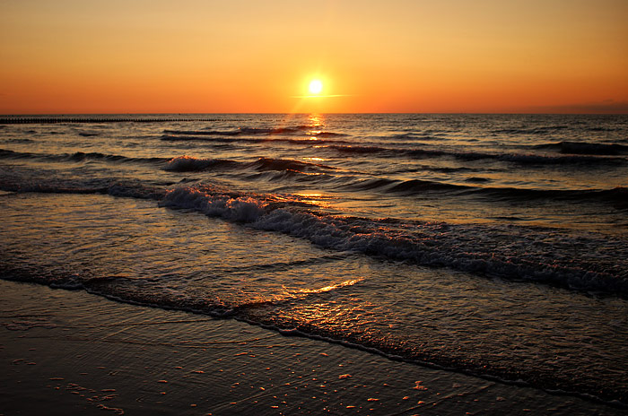 Maritimer Sonnenuntergang