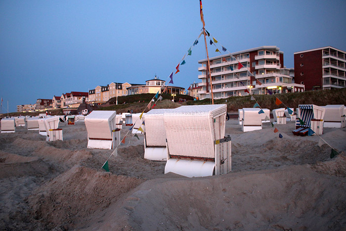 Westfeld in der Abenddämmerung