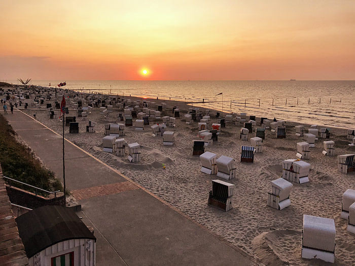 Abendblick aufs Westfeld