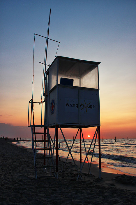 Sonnenuntergang am Hauptbad