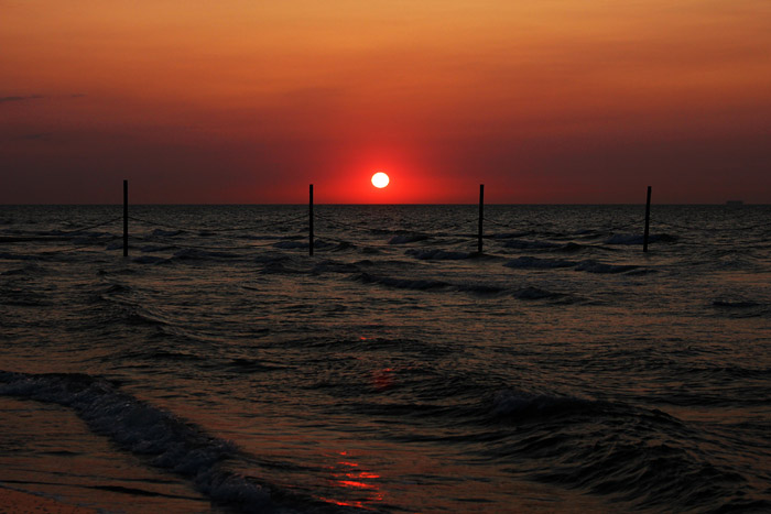 Sonnenuntergang am Meer