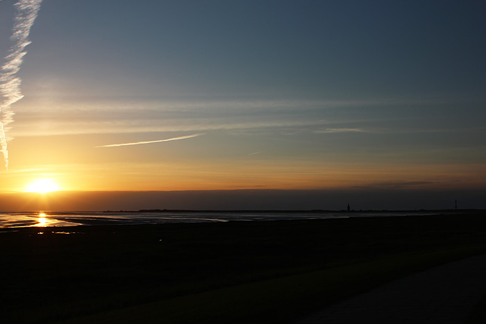 Abendstimmung &uuml;berm Watt