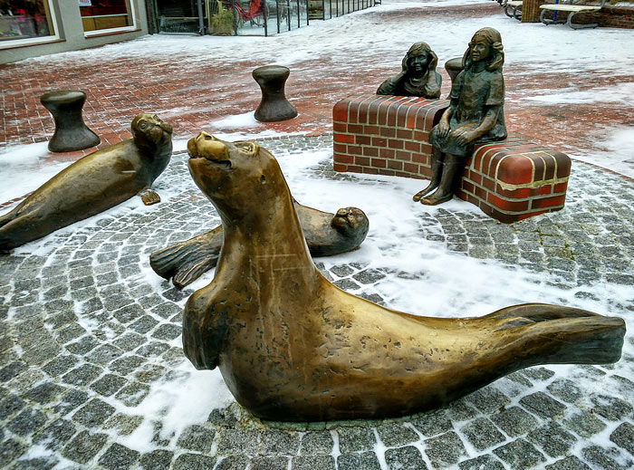 Seehunde in der Zedeliusstra&szlig;e