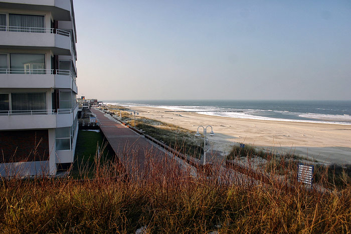 Strandpromenade vom Pudding aus gesehen