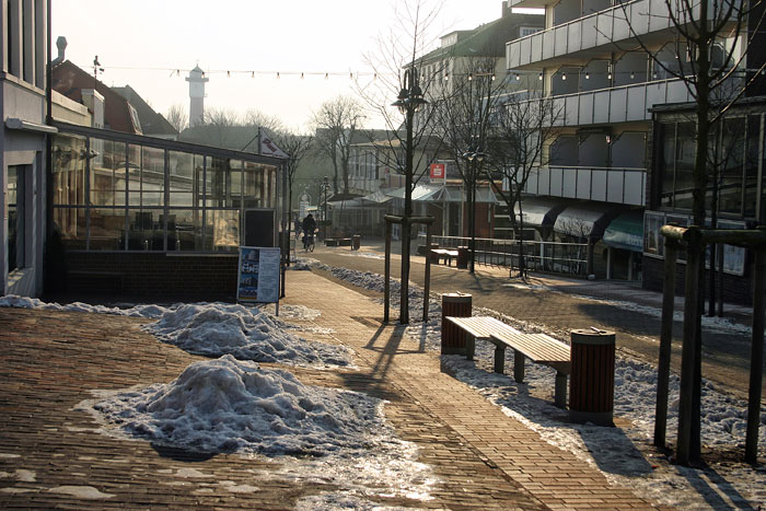Schneereste in der Zedeliusstra&szlig;e
