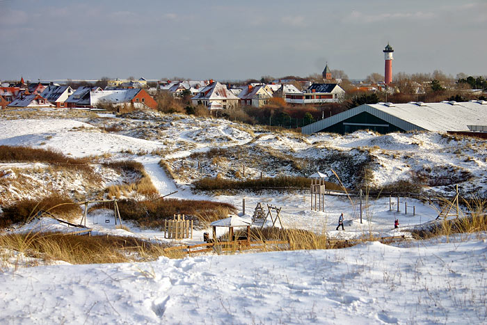 Abenteuerspielplatz im Winter