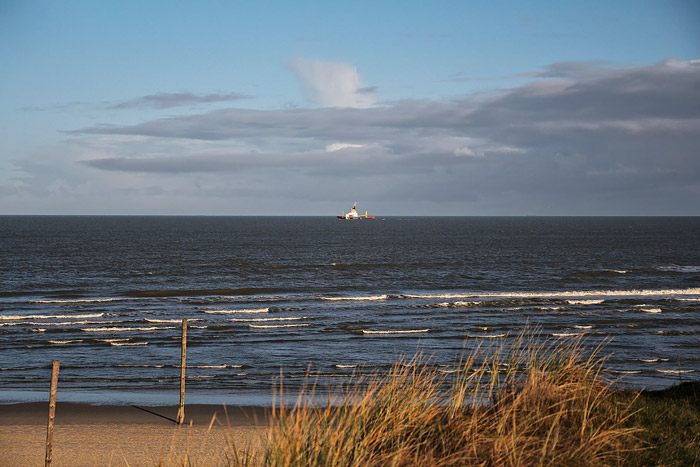 Gewässerschutzschiff Mellum vor Wangerooge
