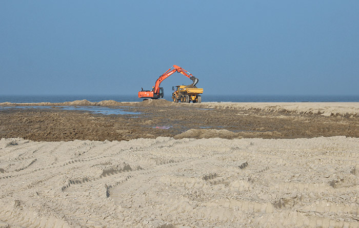 Beladung des Dumpers