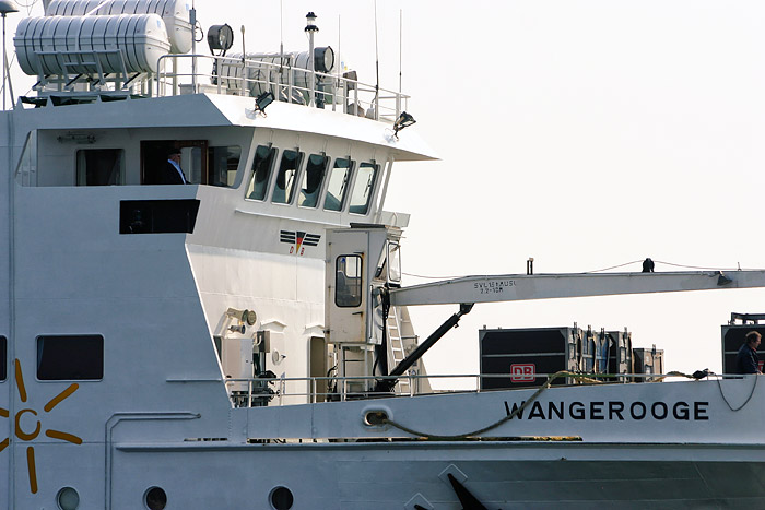 Bug und Br&uuml;cke der MS Wangerooge