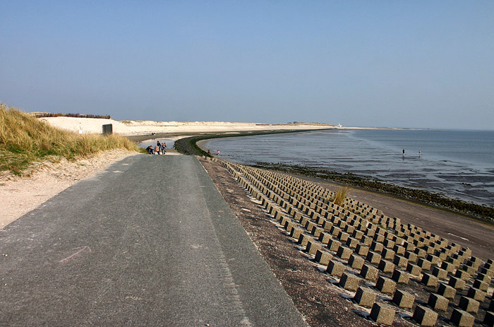 Südwestdeckwerk und Harle Hörn-Dünen