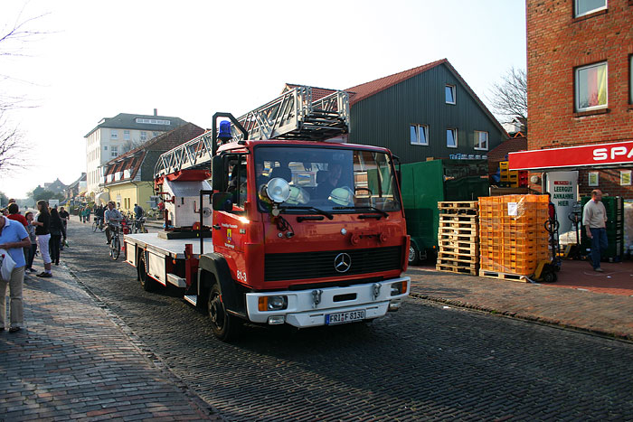 Drehleiter der Freiwilligen Feuerwehr