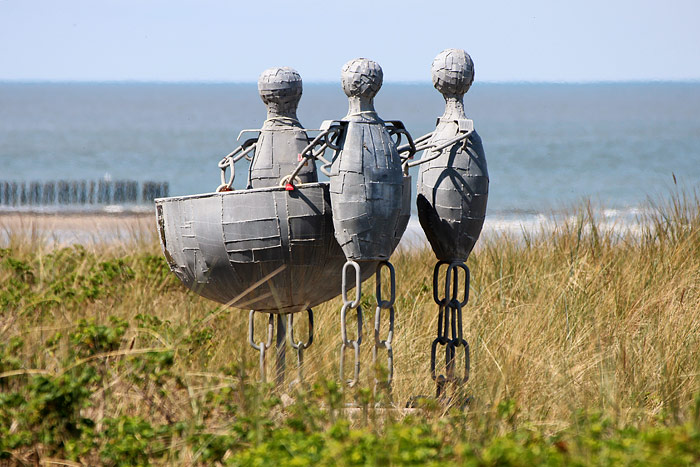 Skulptur in den D&uuml;nen