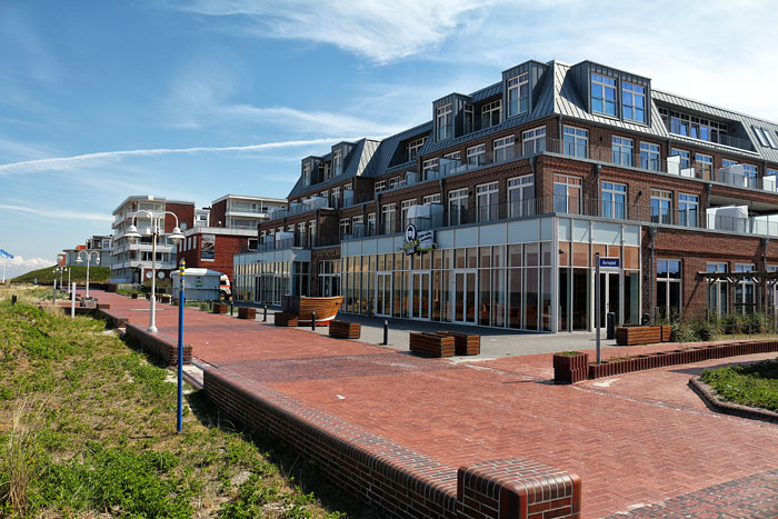 Menschenleere Promenade